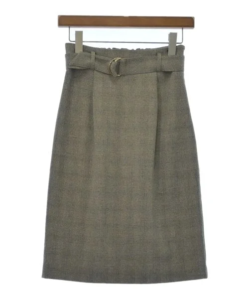 Nolley's Sophi Knee length skirts silk skirt lustrous