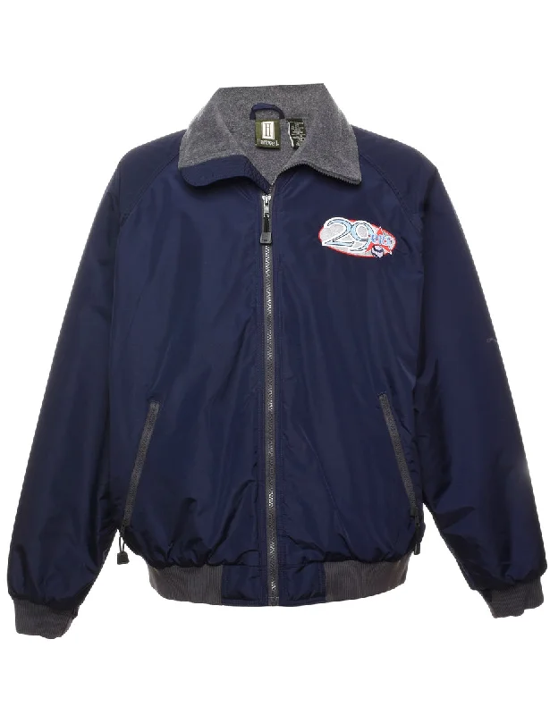 Navy 29ers Nylon Jacket - XL Satin Fabric Silk Fabric Chiffon Fabric