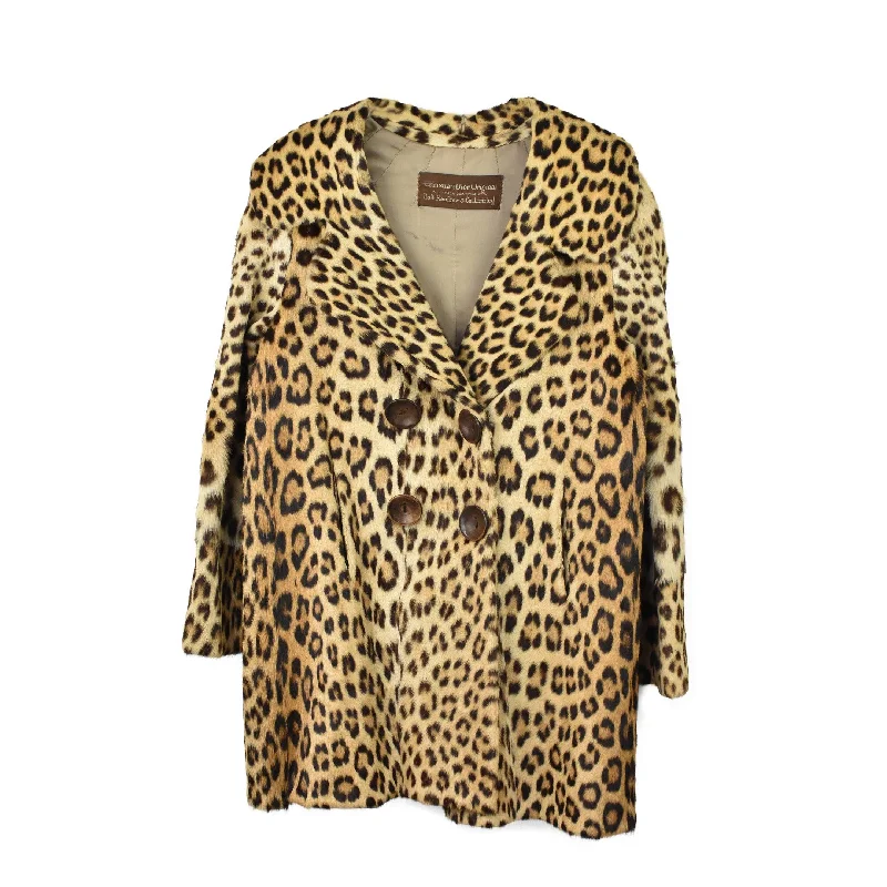 Christian Dior Leopard Jacket Belted Jacket Elasticated Jacket Padded Jacket