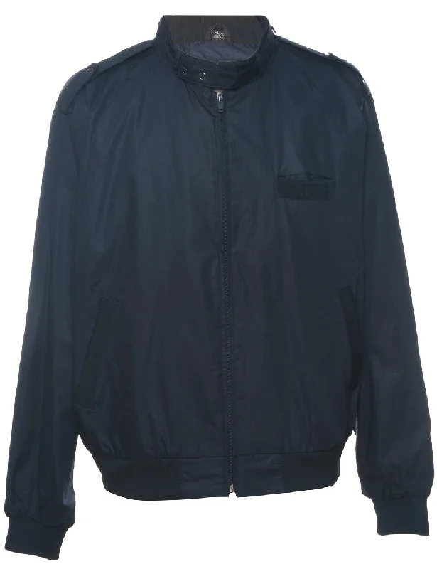 Navy Classic Jacket - XL Anorak Shell Jacket Lightweight Jacket