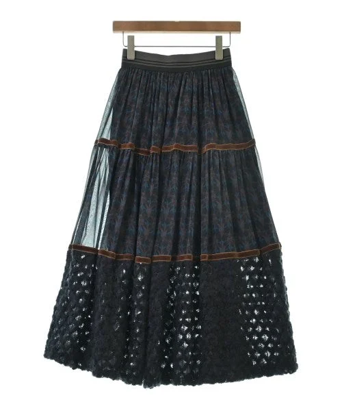 Mia Long/Maxi length skirts velvet skirt plush