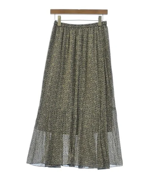 SLOBE IENA Long/Maxi length skirts satin skirt smooth