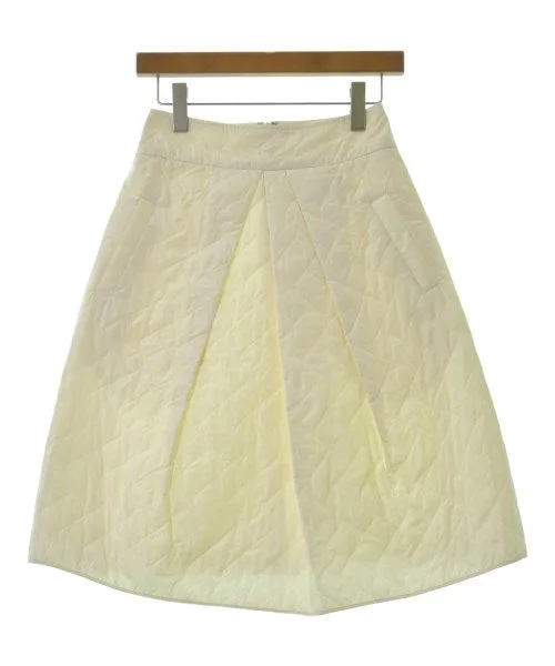 JIL SANDER NAVY Knee length skirts velvet skirt glossy