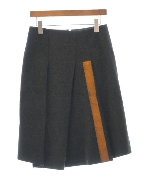 JIL SANDER Knee length skirts corduroy skirt comfortable