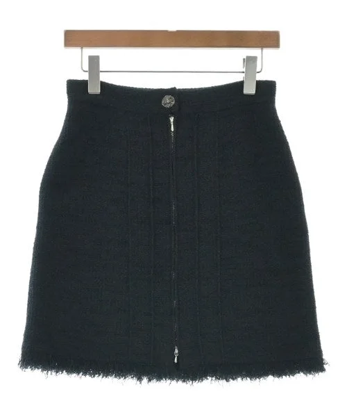 CHANEL Knee length skirts lace skirt feminine