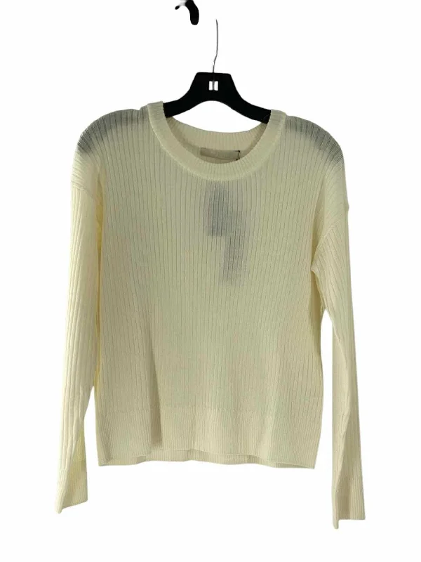 One Grey Day Size S White Sweater Anti-Pilling Anti-Shrink Durable