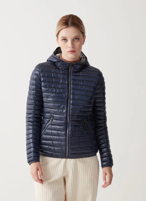 Fitted Quilted Down Jacket with Fixed Hood OR2224P 5WG Hoodie Zip-Up Jacket Button-Up Jacket Fitted Quilted Down Jacket with Fixed Hood OR2224P 5WG Hoodie Zip-Up Jacket Button-Up Jacket