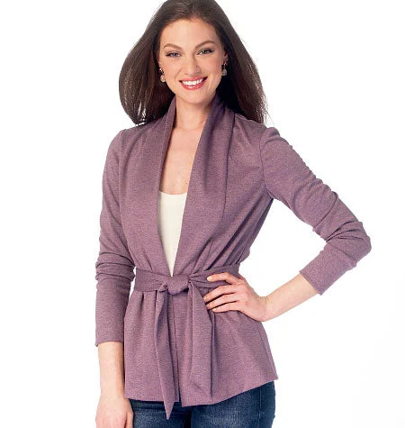 McCall's Pattern M6996 Misses' Jackets and belt Faux Fur Jacket Real Fur Jacket Shearling Jacket