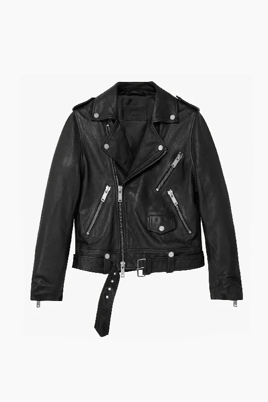 The Deuce Biker Jacket | Vintage Black Bomber Jacket Anorak Windbreaker