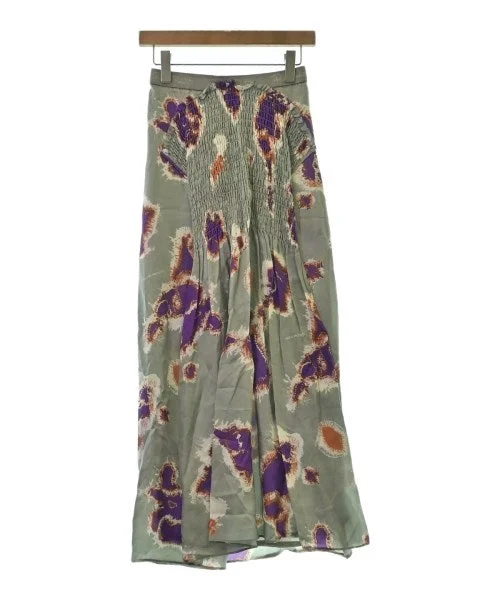 THEATRE PRODUCTS Long/Maxi length skirts linen skirt relaxed