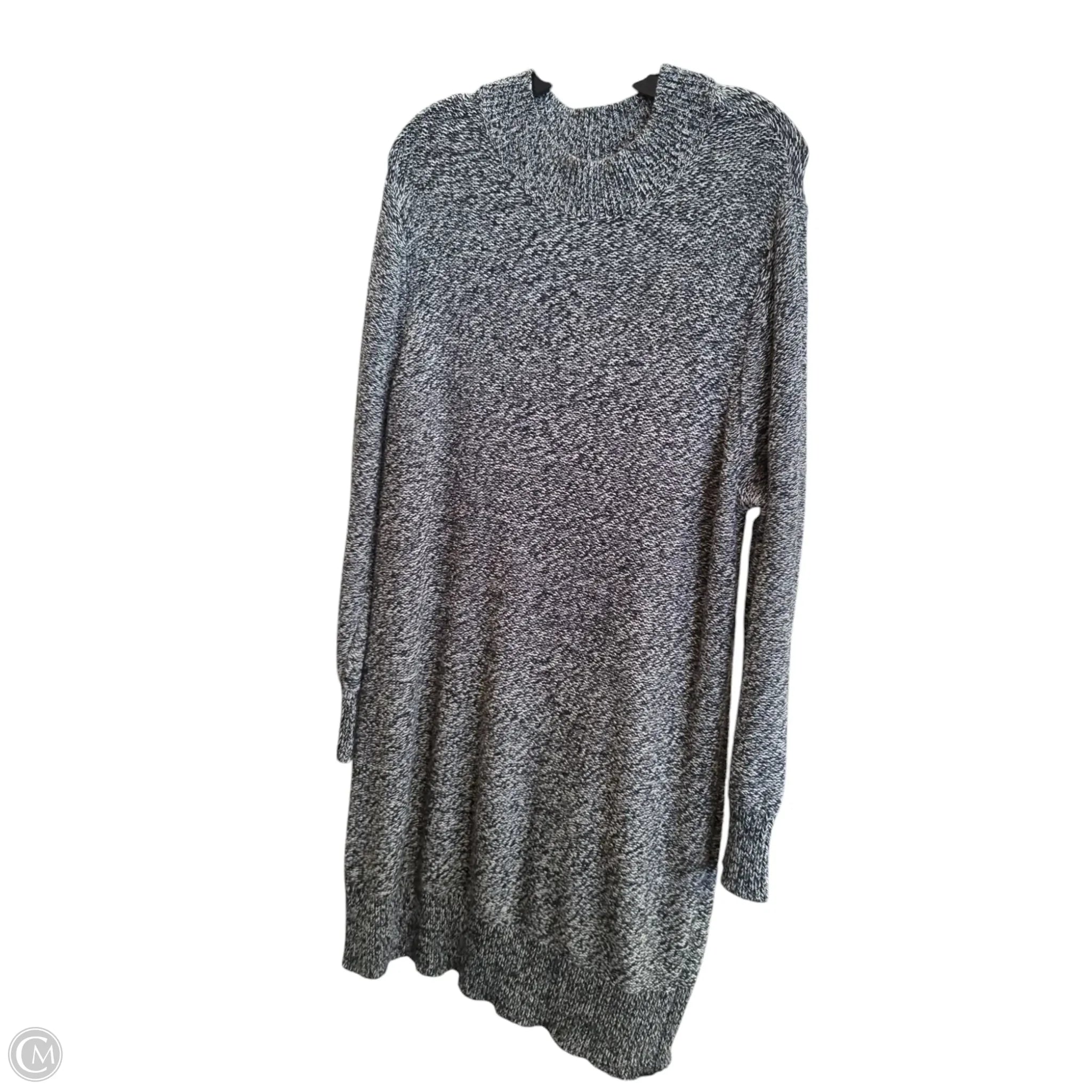 Dress Sweater By Old Navy In Black & White, Size: Xxl Layered Multi-layer Single Layer