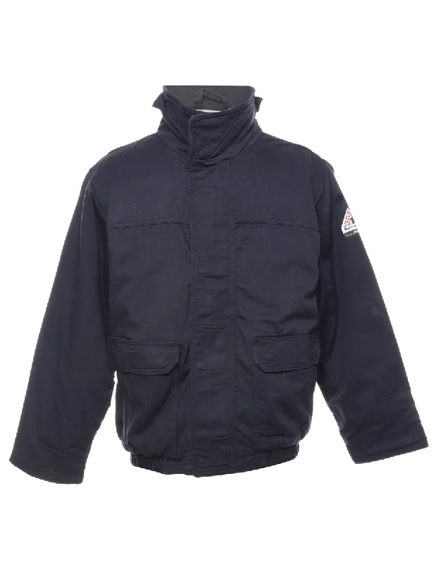 Navy Workwear  Jacket - M Corduroy Jacket Velvet Jacket Brocade Jacket