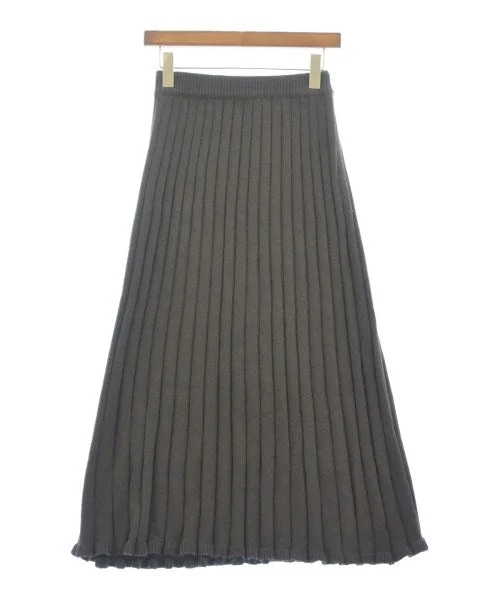 Simplicite Long/Maxi length skirts leather skirt refined