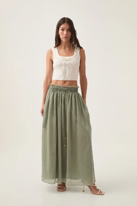 Athena Midi Skirt wrap skirt elegant