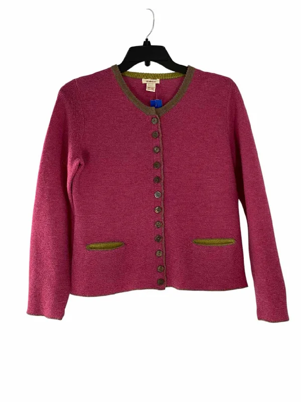 Sundance Size L Pink Green 100% Merino Wool Sweater High Neck Crew Neck V-Neck