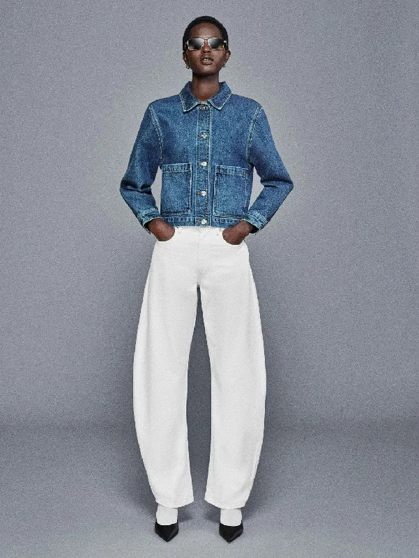 The Patch Pocket Jacket - Noble Oversized Jacket Tailored Jacket Straight Jacket