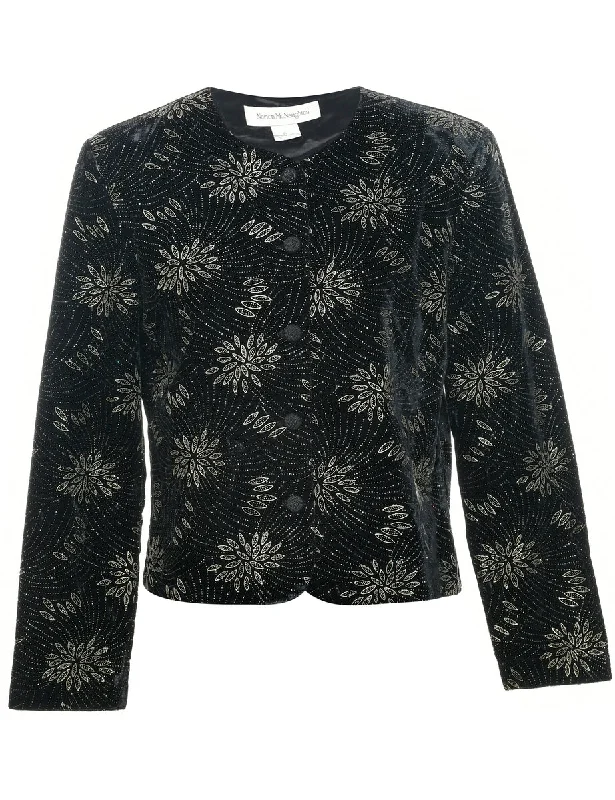 Norton Mc Naughton Evening Jacket - M Rayon Fabric Velvet Fabric Corduroy Fabric