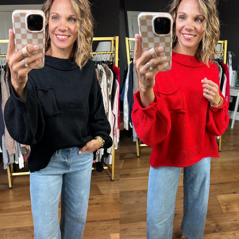 With Excellence Raw Hem Boxy Sweater - Multiple Options Embroidered Appliqued Beaded With Excellence Raw Hem Boxy Sweater - Multiple Options Embroidered Appliqued Beaded