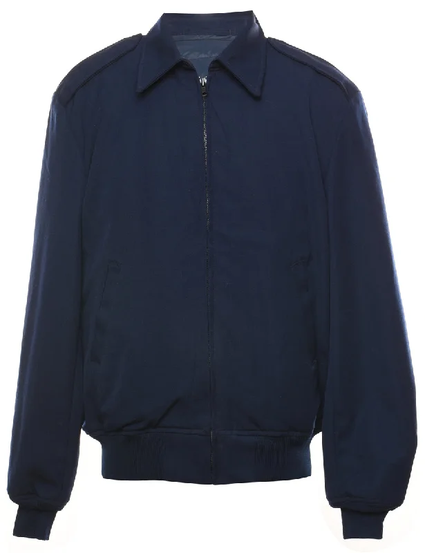 Navy Classic Jacket - L Quilted Jacket Puffer Jacket Insulated Jacket