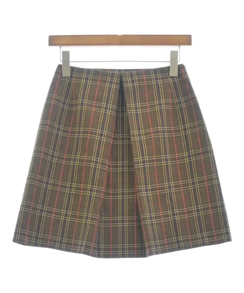 MM6 Mini skirts leather skirt refined