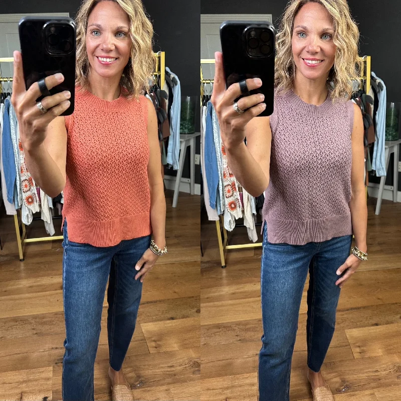 In The Name Of Love Knit Sweater Tank - Multiple Options Nylon Fabric Polyester Fabric Spandex Fabric In The Name Of Love Knit Sweater Tank - Multiple Options Nylon Fabric Polyester Fabric Spandex Fabric