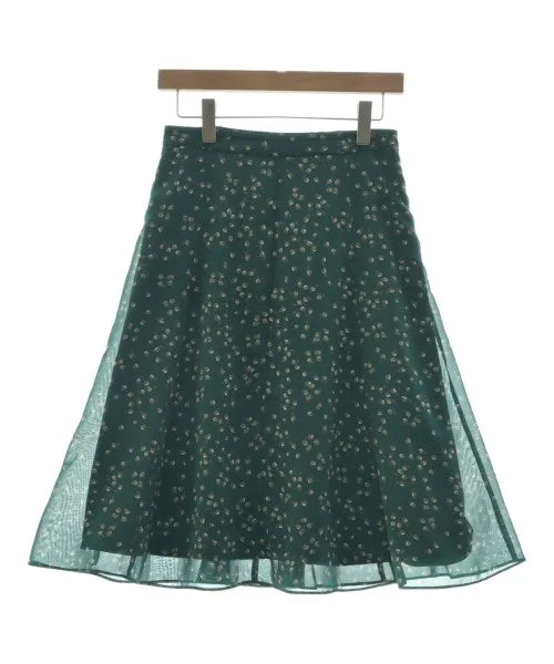 Reflect Knee length skirts leather skirt bold