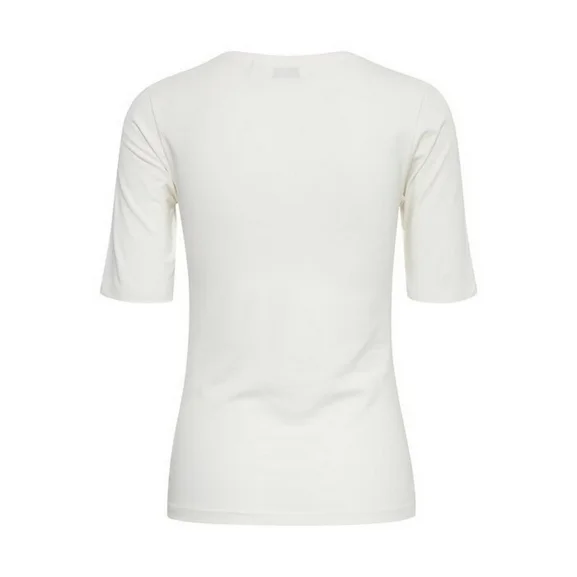 b.young t-shirt da donna manica corta Pamila 20806528 80115 bianco latte