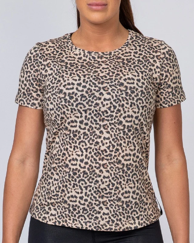 Classic Womens Tee - Yellow Leopard