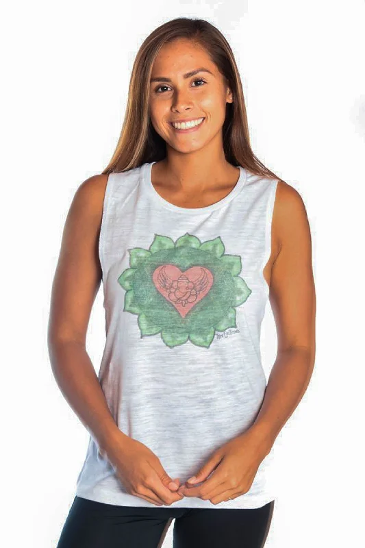 Heart Chakra on Boyfriend Tee