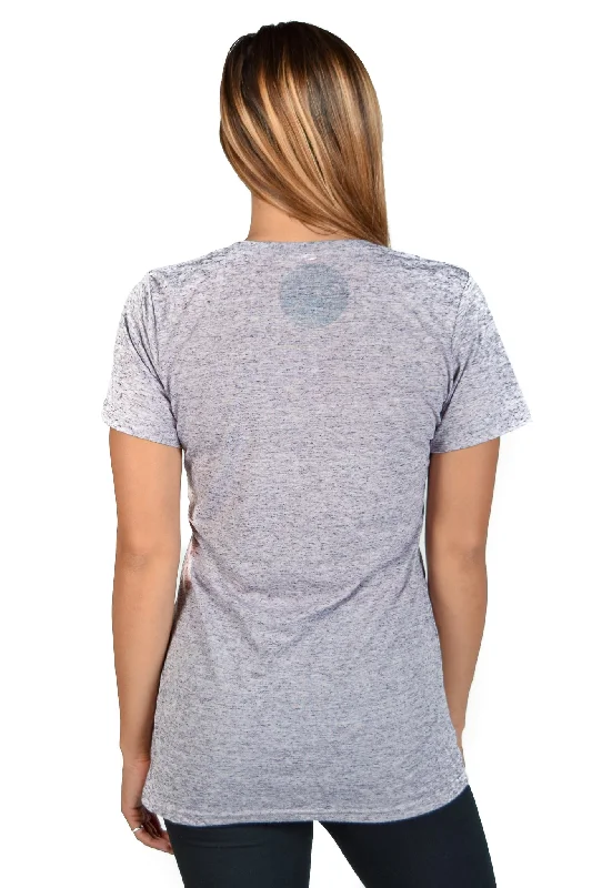 Linen V neck with Spiritual Butterfly