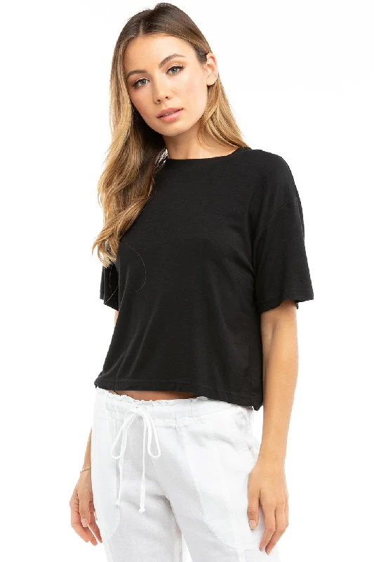 Luxe Crop Boxy T