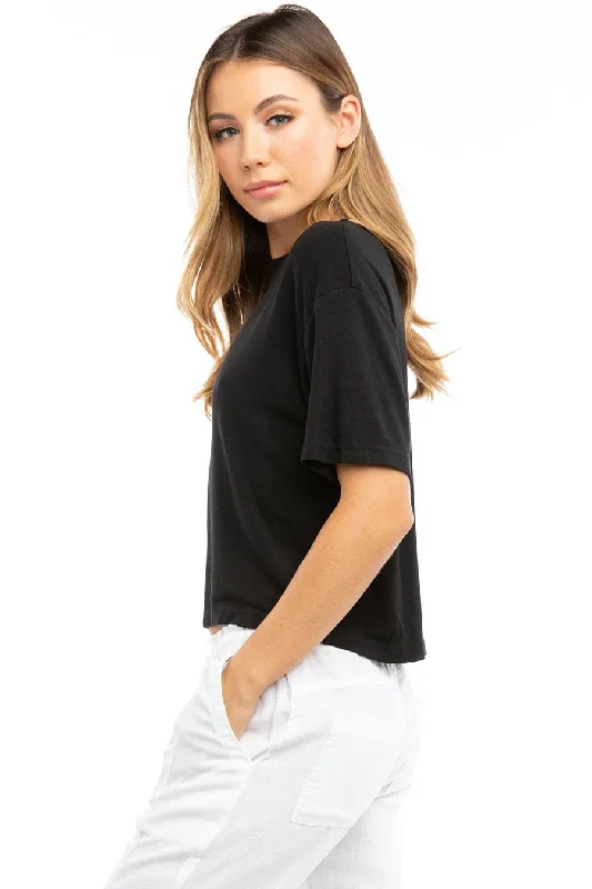 Luxe Crop Boxy T