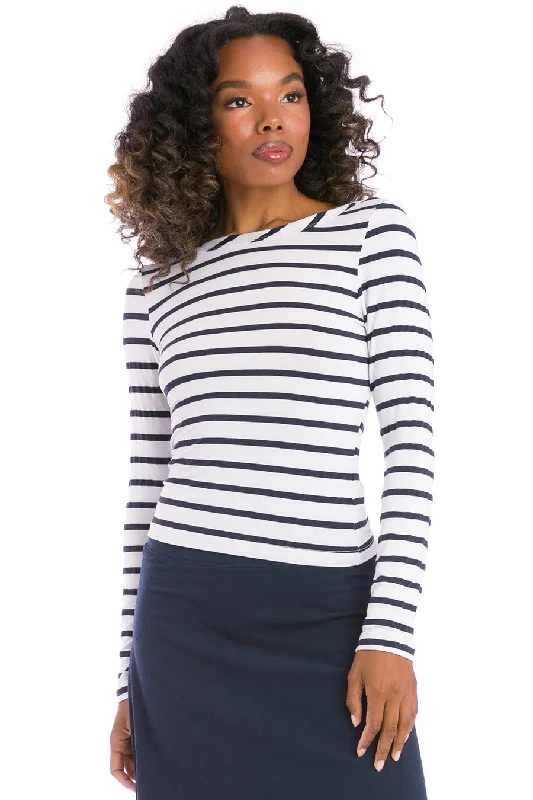 Nautical Stripe Wrap Back T