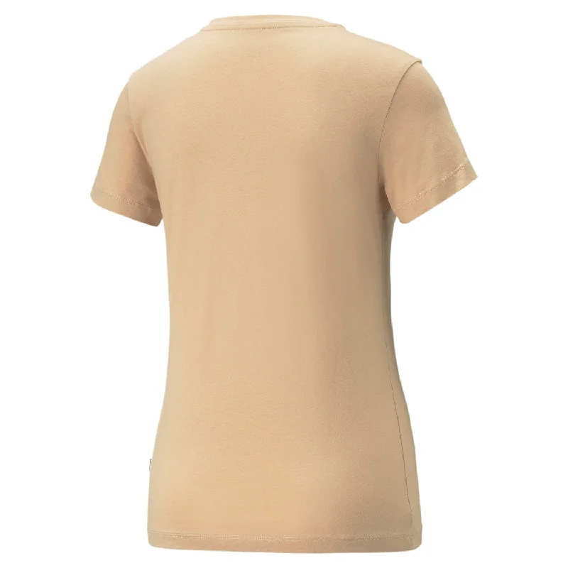 Puma t-shirt da donna sportiva Mini Logo ESS+ Embroidery Tee 848331-89 beige