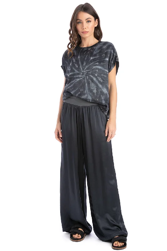 Satin Asymmetric Tuck-It Top