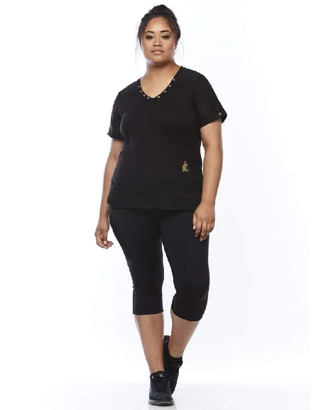 Serene Short Sleeve Shirt - Black