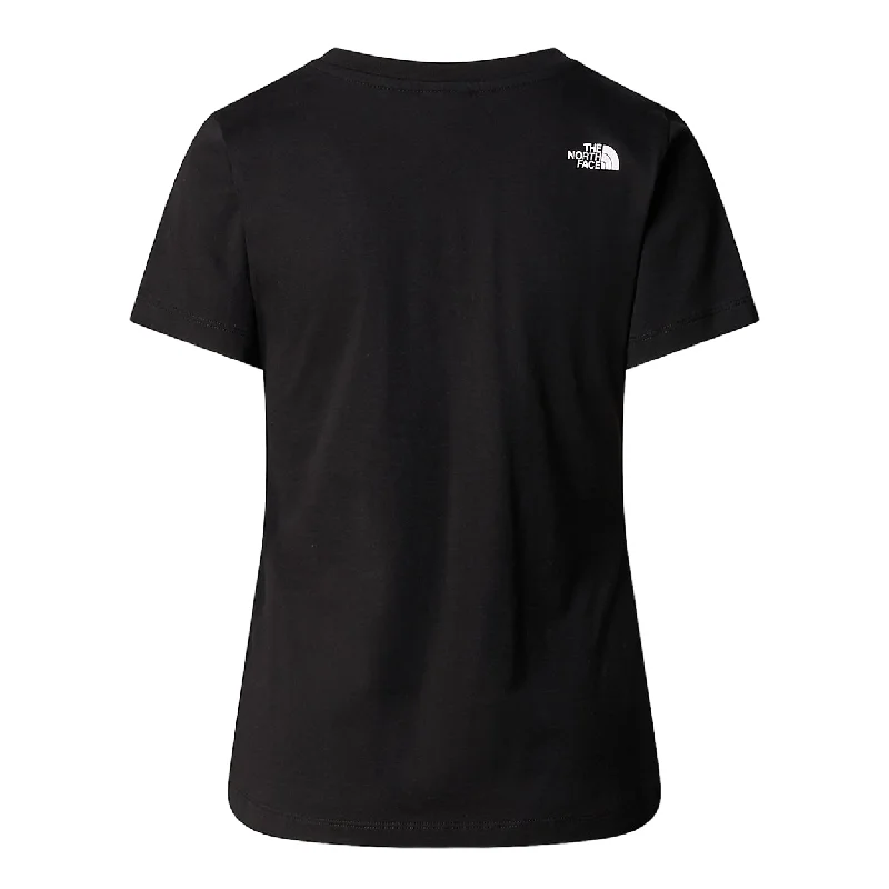 The North Face maglietta manica corta da donna Easy NF0A87N6JK31 nero