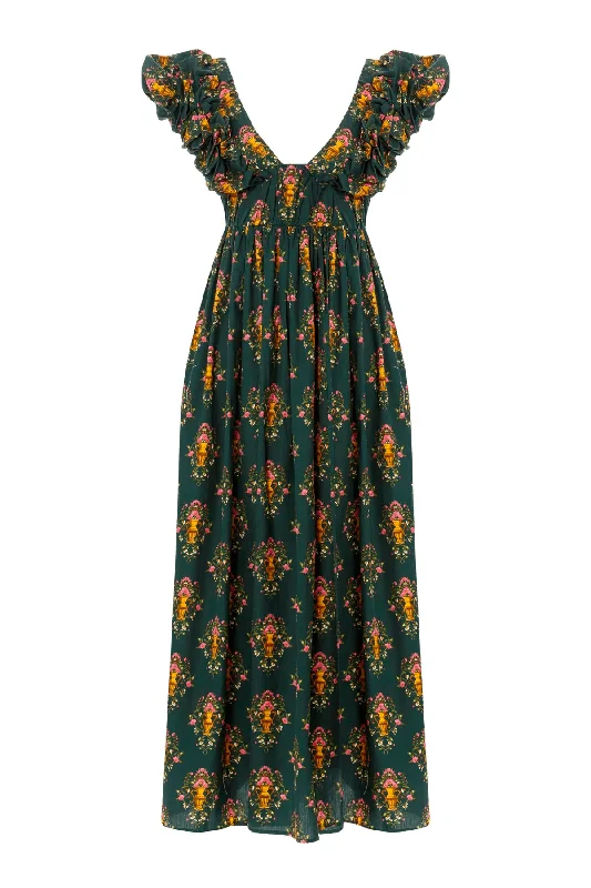 Agua by Agua Bendita Calatea Cotton Maxi Dress - Remedios