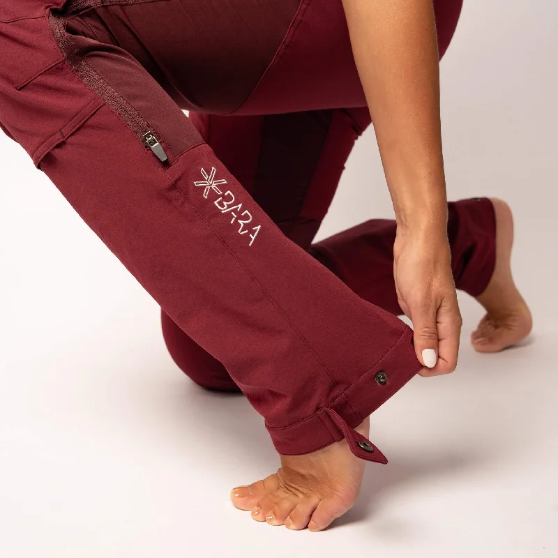 Burgundy Wilderness Hiking Pants