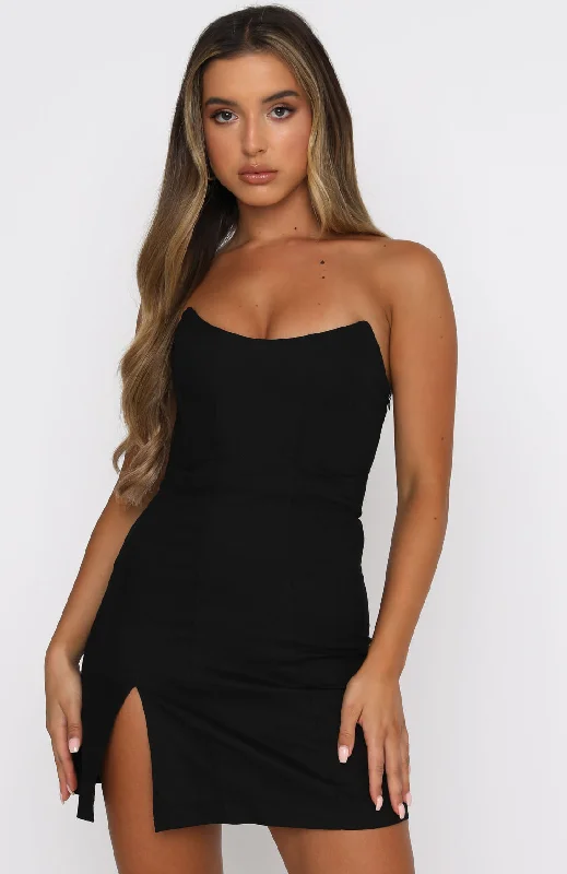 Change The Tune Mini Dress Black