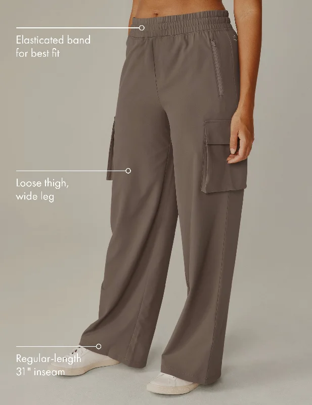 City Chic Wide Leg Cargo Pant