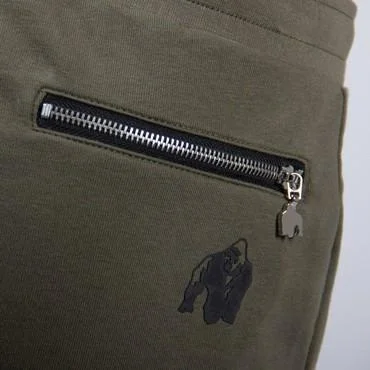 Gorilla Wear Celina Drop Crotch Joggers - Army Green