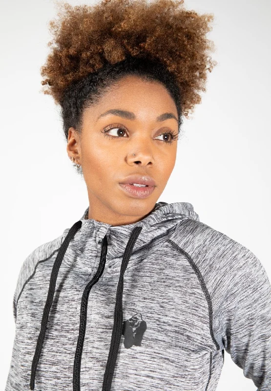 Gorilla Wear Shawnee Zipped Hoodie - Mixed Grey