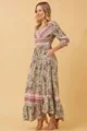 Gina Green Pink Maxi Dress