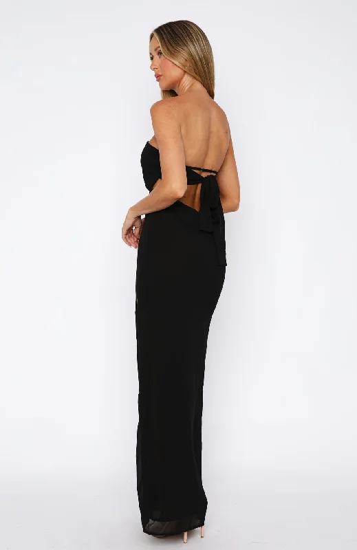 Leave You Alone Maxi Dress Black