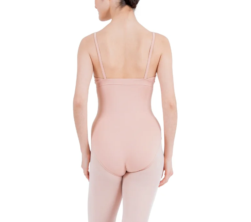 Leotard with thin straps