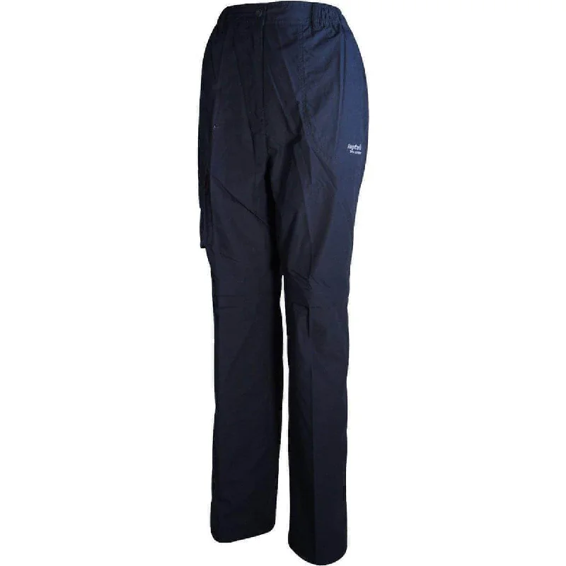 Regatta ONA Zip Off (Long) Womens Walking Trousers - Navy