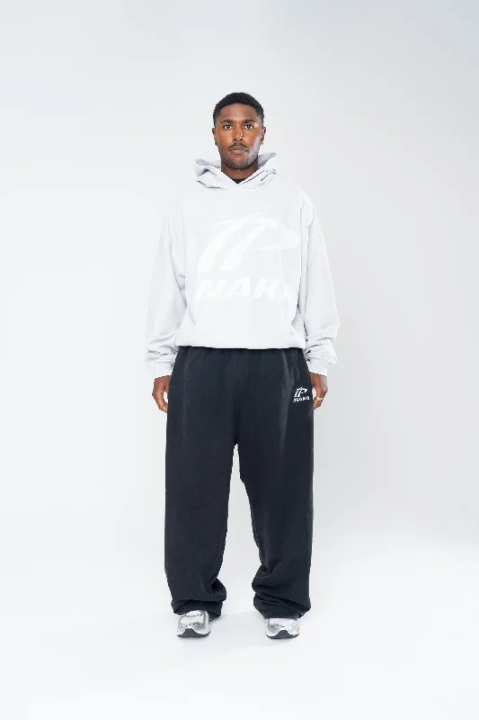 SPORTSWEAR BAGGY SWEATPANTS - BLACK