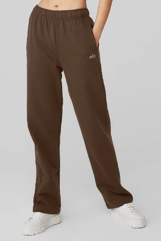 Accolade Straight Leg Sweatpant - Espresso