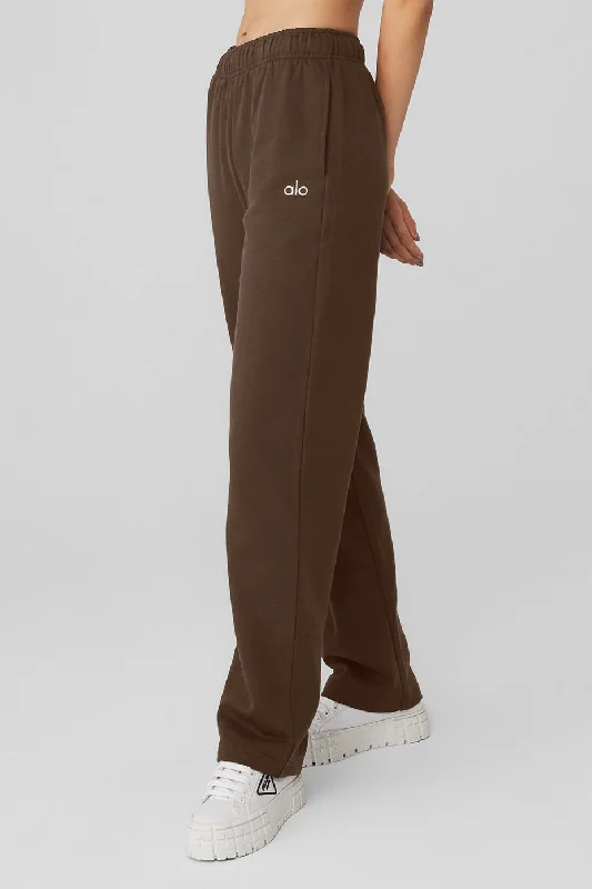 Accolade Straight Leg Sweatpant - Espresso